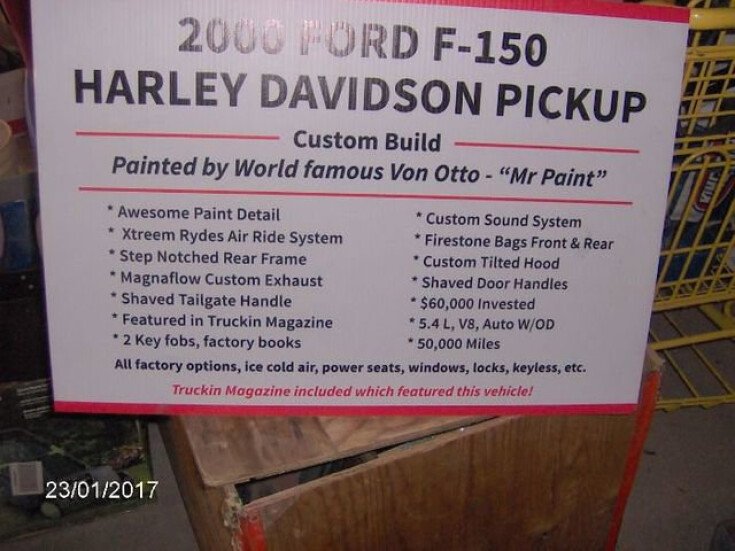 Thumbnail Photo undefined for 2000 Ford F150 Harley-Davidson